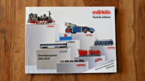 Märklin hauptkatalog 1992 - hauptkatalog, 1992/93