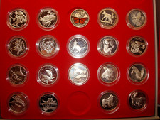 19 x Kanada 50 Cents 925er