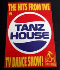 Werbe-Aufkleber Tanz House TV