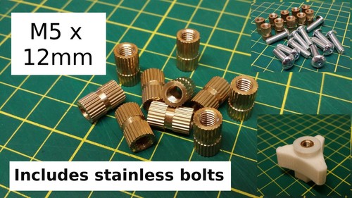 12mm messing - m5,