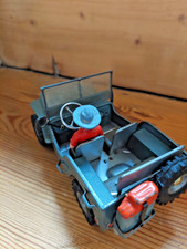 Arnold Jeep Zivilversion grau 2700 Blechspielzeug 50 Jahre Vintage