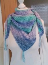 Tuch Dreieck Strick handmade