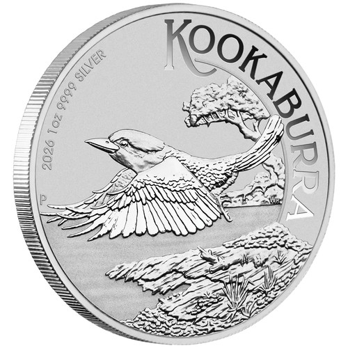 Silbermünze kookaburra 2026 - silbermünze,