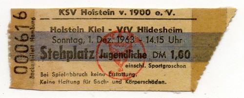 Ticket holstein kiel - holstein,