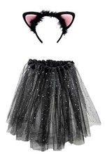 Katzen Set Mädchen Tutu mit