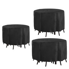 Runde Terrassenleiste Höhe Möbel Abdeckung mit kompletter Wetterabschirmung