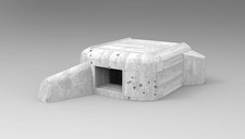 Tabletop gelände gebäude ww2 - gebäude,
