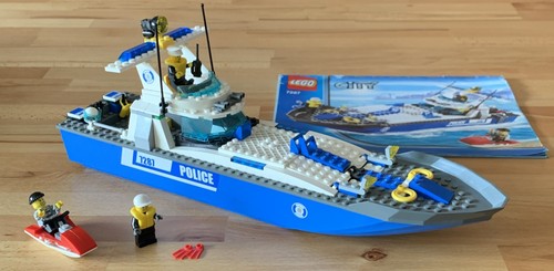 Lego city 7287 polizeiboot - lego,