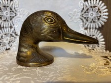 Flaschenöffner Entenkopf Ente Kapselheber Art Deco Messing