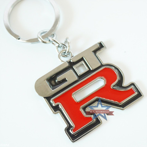 Metal keychain for nissan gtr - metal,