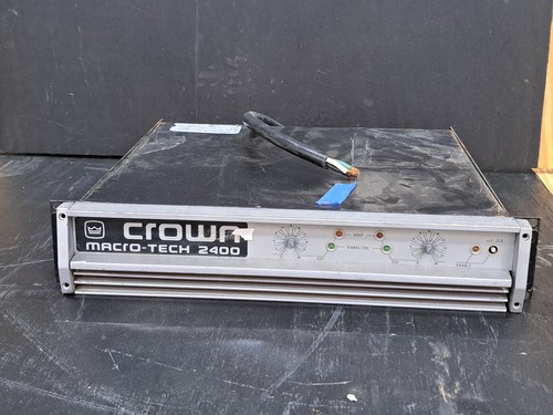 Crown macro tech 2400 - crown, macro-tech
