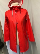 S1  Etab 157:: Mantel regenmantel gummiartig Gr, XS Rot