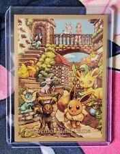 1 SLEEVE N°013 POKÉMON CENTER EVOLI/EEVEE GYM BOX COLLECTOR 2021
