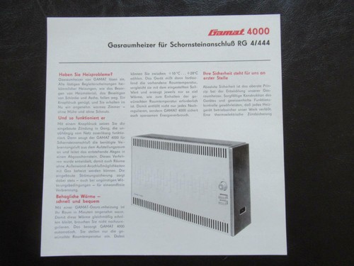 Gamat 4000 gasraumheizer ddr - 4000,