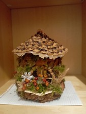 ? Wichtelhaus k. Naturkranz Feenhaus Landhaus Lichterhaus Weihnachten Wichtel?