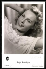Ansichtskarte Schauspielerin Inge Landgut mit bezauberndem Lächeln 