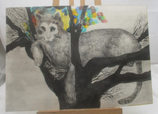 Original Tuschezeichnung