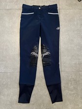 SPOOKS Reithose, Kniegrip, Größe XS 34 Dunkelblau Navy