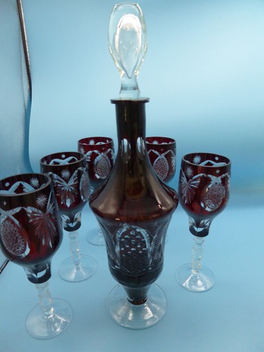 Wein set handgeschliffener - set,