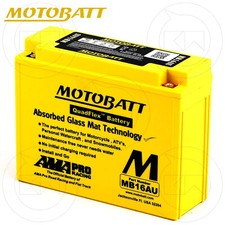 VERSTÄRKTE BATTERIE MOTOBATT MB16AU VERSIEGELT 12V-20,5Ah Ducati 748 Racing 1999