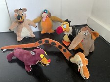 Dschungelbuch 6 x Figur Hongkong Vintage Set Kaa,Elefant,Geier,Balu,Baghira,Affe
