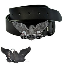Adler Buckle Biker Spruch