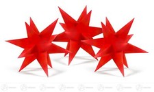  Adventsstern (3 Stück) rot