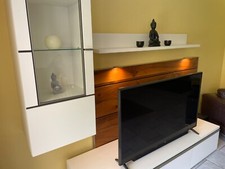 Super schicke Mondo Calida Wohnzimmer Designer Wohnwand Anbauwand MASSIV