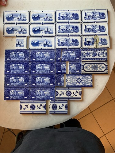 Ornamentfliesen delft blau - ornamentfliesen,