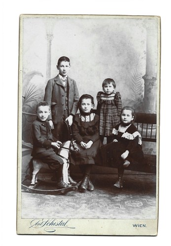 S6072 kabinettfoto kinder mit - kinder,