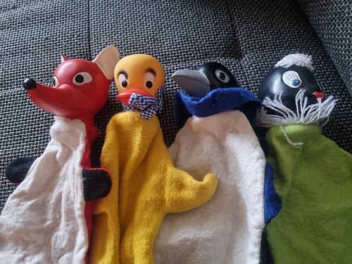 Handpuppe ddr herr fuchs - 4x,