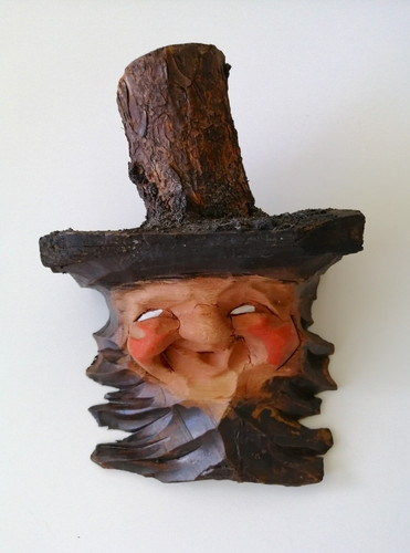 Waldgeist holzgesicht - holzgesicht, |