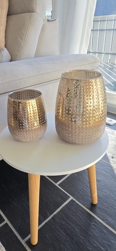 Kerzenhalter glasvasen - 2x,