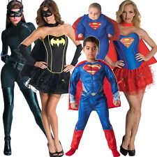 Superhelden Superman Supergirl Batgirl Catwoman Kostüm Verkleidung Damen Jungen