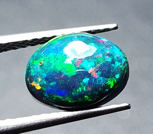 äthiopischer schwarzer opal - schwarzer,