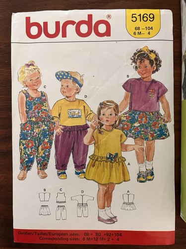 Kinder schnittmuster burda - schnittmuster,