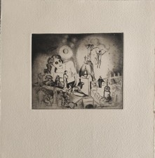 Karl Hubbuch, Radierung -