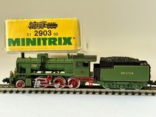 Minitrix 2903 G 3/4 H K.Bay.Sts.B. Schlepptenderlok Dampflok OVP Güterzuglok