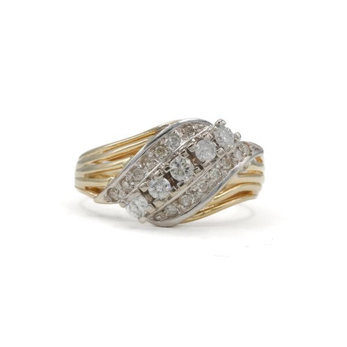 Ring mit brillanten diamanten - ring,