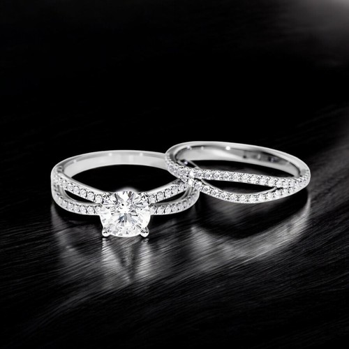 Ehering rund diamant set - ehering,