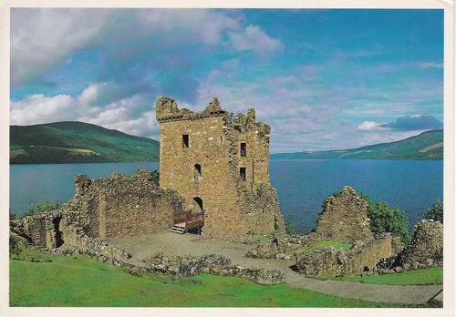 Alte postkarte urquhart - postkarte, castle