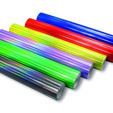 18€/m² Laser Chrom Autofolie RAINBOW Oil-Slick Folie Hologramm Plotterfolie