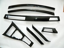 Dekorleisten Interieurleisten Folien schwarz Hochglanz passend für BMW E90 E91