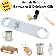 British Wildlife Barzubehör & personalisierte Trinkgeschenke