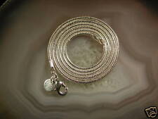 Schlangenkette Silber Plated,  65 cm,  1,7 mm Stark (S226)