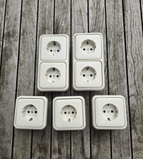 7 Stück Gira Steckdosen