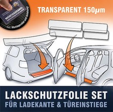 Lackschutzfolie Folie SET (Ladekante & Einstiege) passend Opel Astra K Limousine