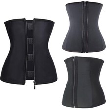 Damen Taillenformer Waist Trainer Korsett Bauchweggürtel Abnehmen Mieder Shaper