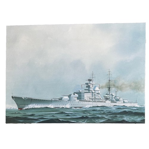 Postkarte schiff prinz - schiff,
