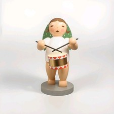 Wendt & Kühn Engel mit Trommel stehend dunkles Haar 650/10 Orchesterengel - NEU